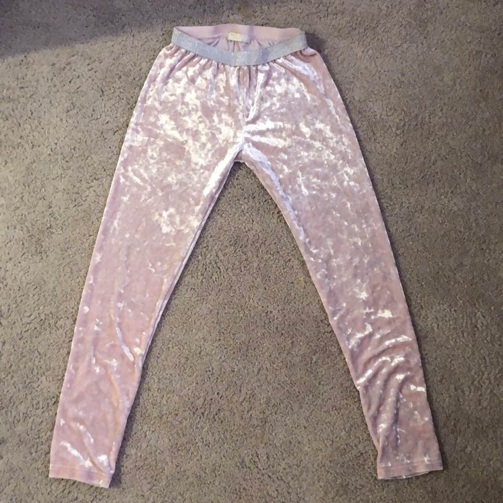Forever21 girls velvet leggings